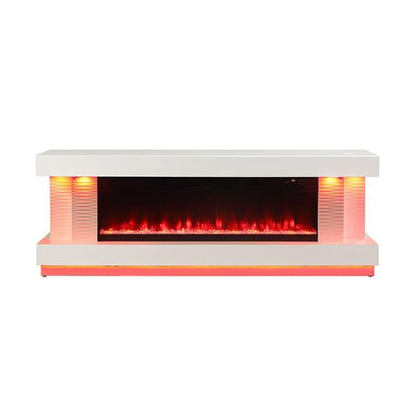  Furniture of America Peseux FM-AC8009WH-TV 71" TV Stand with Electric Fire Place IMAGE 10