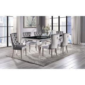  Furniture of America Neuveville CM3903BK-T-7PC-261NV 7 Pc Dining Table Set IMAGE 1