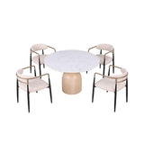  Furniture of America Neasden FM37003NT-T-TABLE Dining Table IMAGE 5