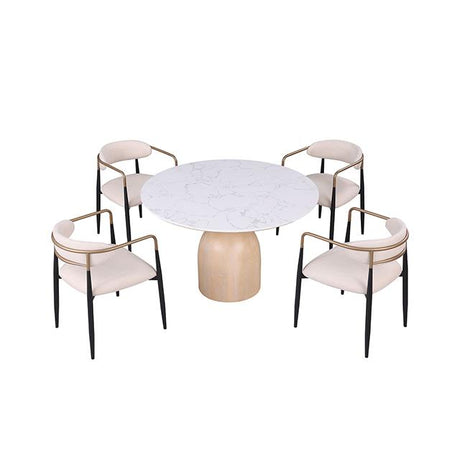  Furniture of America Neasden FM37003NT-T-TABLE Dining Table IMAGE 5