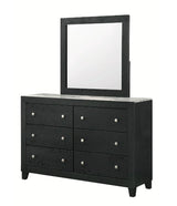 Crown Mark Furniture Cadence Dresser Mirror in Black