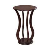 Elton Round Top Accent Table Cherry image