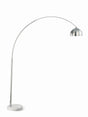 Krester Arched Floor Lamp Brushed Steel and Chrome image