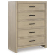  Signature Design by Ashley Calmoro B602-46 Five Drawer Chest IMAGE 1
