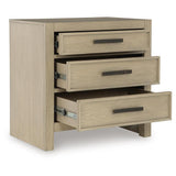  Signature Design by Ashley Calmoro B602-93 Three Drawer Night Stand IMAGE 3