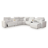  Signature Design by Ashley Modmax II 65907S45 7 pc Power Reclining Sectional with Chaise and Audio Console IMAGE 1