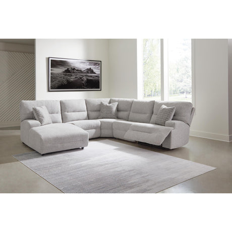  Signature Design by Ashley Acklen Place 93605S22 5 pc Power Reclining Sectional with Chaise IMAGE 1
