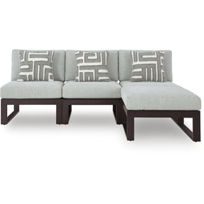  Signature Design by Ashley Beachloft P490P10 4 pc Outdoor Sectional IMAGE 1
