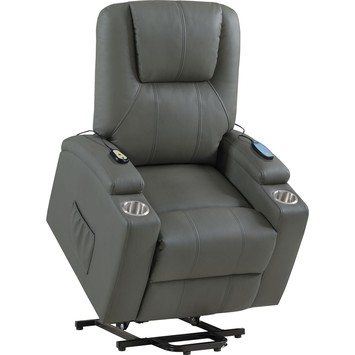  Coaster Furniture Armstrong Leather Look Lift Chair 609478P IMAGE 5