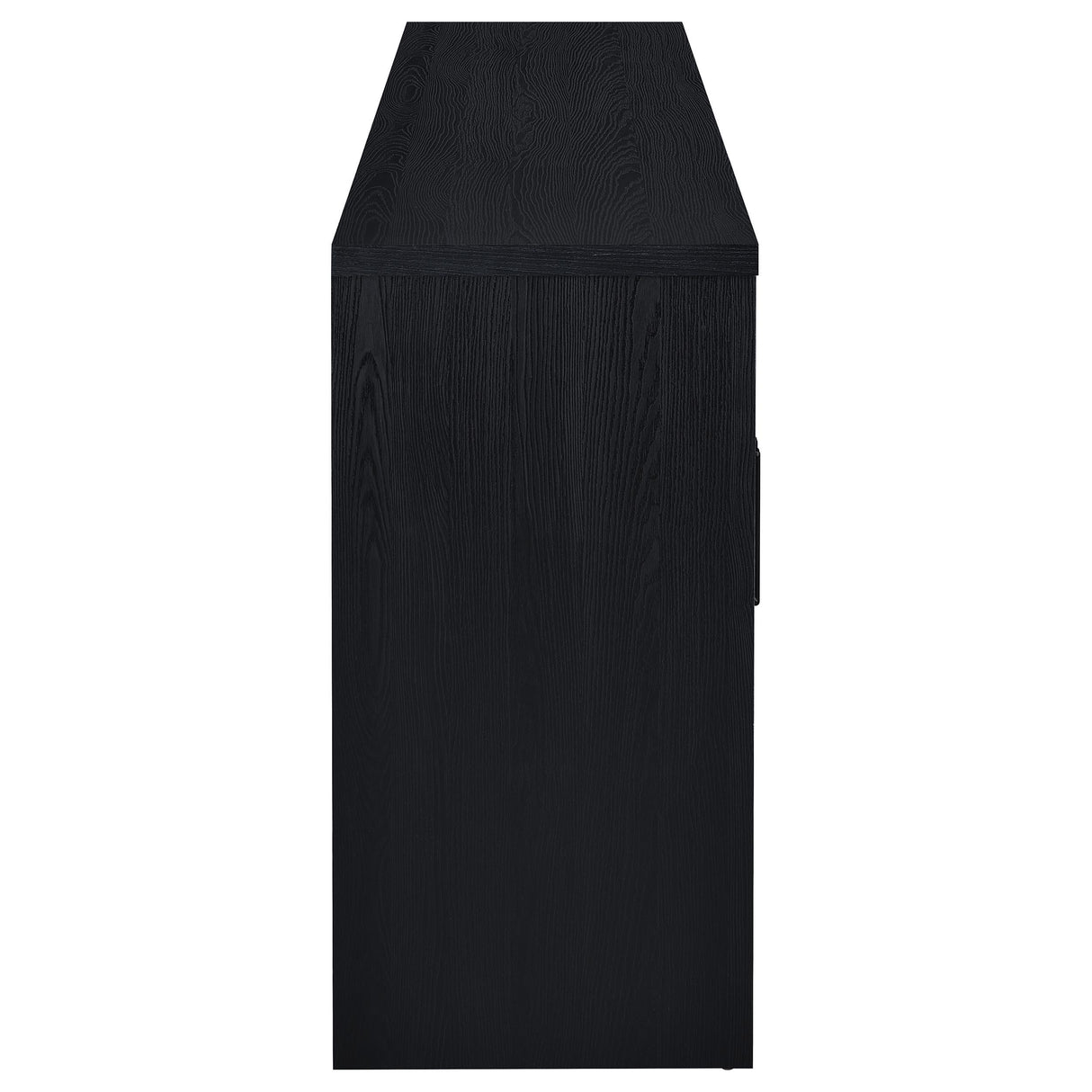  Coaster Furniture Riva 103895 4-door Dining Sideboard Buffet Storage Credenza - Black IMAGE 8