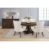  Coaster Furniture Baney 104507DOK Fabric Upholstered Dining Side Chair - Cream/Dark Oak IMAGE 15