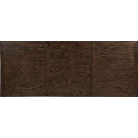  Coaster Furniture Ridgewell 104601 Rectangular Trestle Dining Table - Dark Oak IMAGE 10