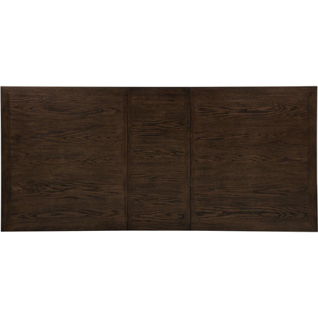  Coaster Furniture Ridgewell 104601 Rectangular Trestle Dining Table - Dark Oak IMAGE 11