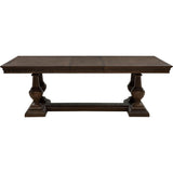  Coaster Furniture Ridgewell 104601 Rectangular Trestle Dining Table - Dark Oak IMAGE 5