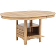  Coaster Furniture Lavon 106620 Oval 60-inch Wood Extension Leaf Dining Table - Light Oak IMAGE 1