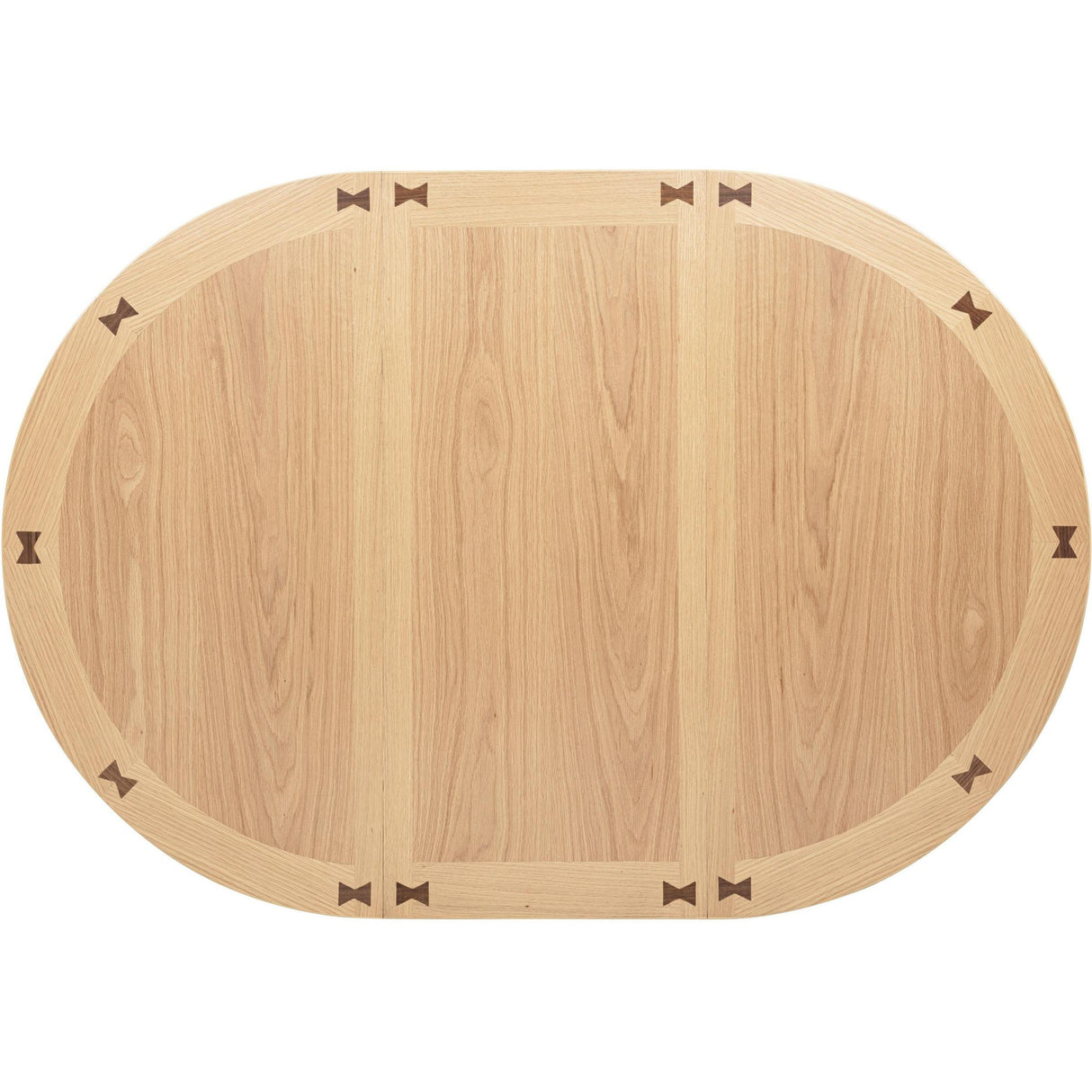  Coaster Furniture Lavon 106620 Oval 60-inch Wood Extension Leaf Dining Table - Light Oak IMAGE 11