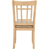  Coaster Furniture Lavon 106622 Set of 2 Wood Dining Side Chair - Linen/Light Oak IMAGE 8
