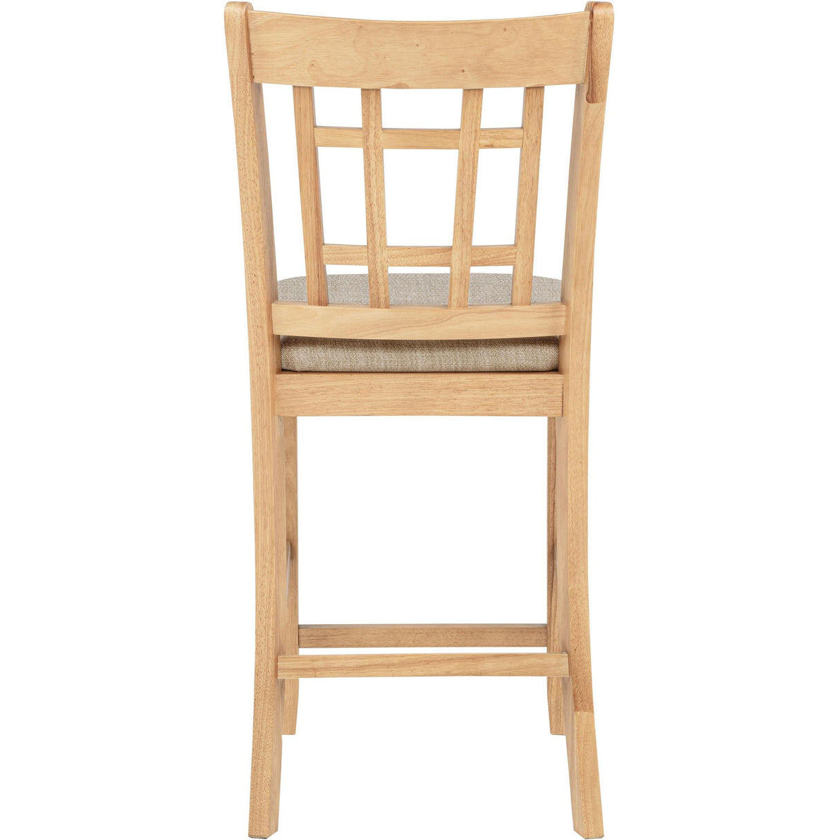  Coaster Furniture Lavon 106629 Set of 2 Wood Counter Height Dining Chair - Linen/Light Oak IMAGE 8
