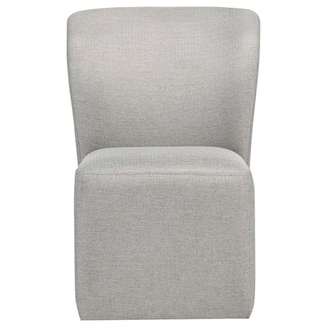  Coaster Furniture Jaelynn 107052BEI Set of 2 Upholstered Parsons Dining Side Chair - Beige IMAGE 12