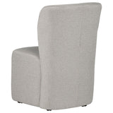  Coaster Furniture Jaelynn 107052BEI Set of 2 Upholstered Parsons Dining Side Chair - Beige IMAGE 4