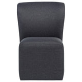  Coaster Furniture Jaelynn 107052CHAR Set of 2 Upholstered Parsons Dining Side Chair - Charcoal IMAGE 11