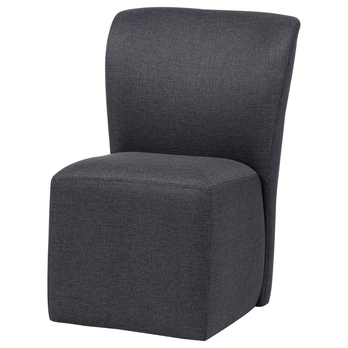  Coaster Furniture Jaelynn 107052CHAR Set of 2 Upholstered Parsons Dining Side Chair - Charcoal IMAGE 7