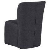  Coaster Furniture Jaelynn 107052CHAR Set of 2 Upholstered Parsons Dining Side Chair - Charcoal IMAGE 8