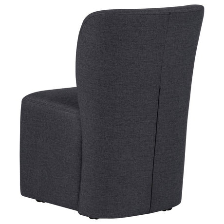  Coaster Furniture Jaelynn 107052CHAR Set of 2 Upholstered Parsons Dining Side Chair - Charcoal IMAGE 8