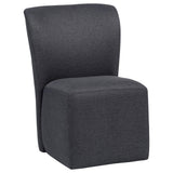  Coaster Furniture Jaelynn 107052CHAR Set of 2 Upholstered Parsons Dining Side Chair - Charcoal IMAGE 9