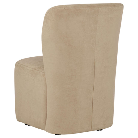  Coaster Furniture Jaelynn 107052TAN Set of 2 Upholstered Parsons Dining Side Chair - Tan IMAGE 5