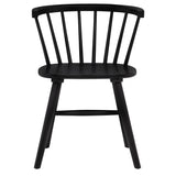  Coaster Furniture Jeffries 107202BLK Set of 2 Windsor Wood Dining Side Chair - Black IMAGE 11