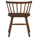  Coaster Furniture Jeffries 107202WAL Set of 2 Windsor Wood Dining Side Chair - Walnut IMAGE 9