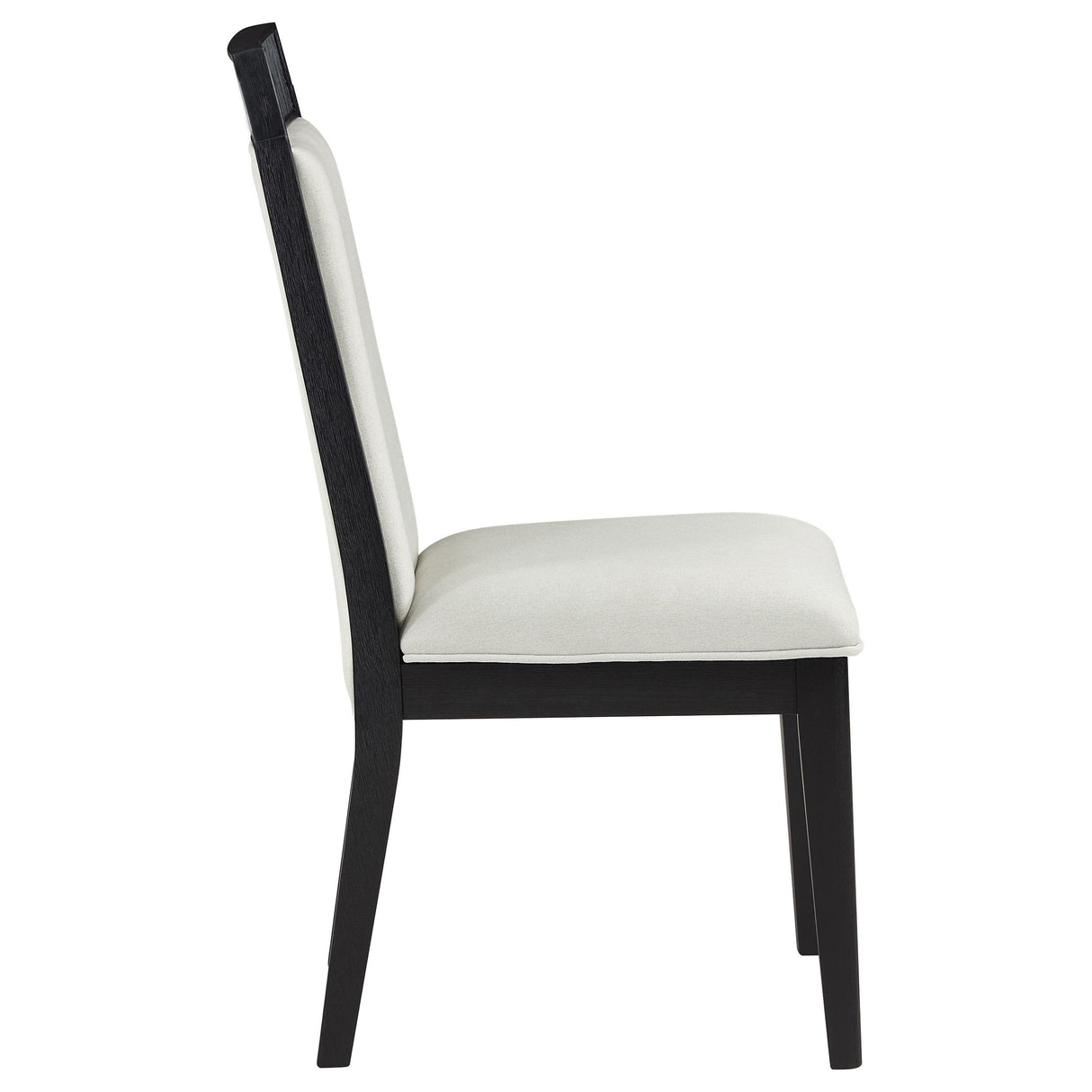  Coaster Furniture Brookmead 108233 Set of 2 Dining Side Chair - Ivory/Black IMAGE 2