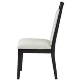  Coaster Furniture Brookmead 108233 Set of 2 Dining Side Chair - Ivory/Black IMAGE 4