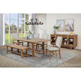  Coaster Furniture Middleton 108540 76-inch Extension Leaf Dining Table - Natural Brown IMAGE 12