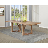  Coaster Furniture Middleton 108541 106-inch Extension Leaf Dining Table - Natural Brown IMAGE 10