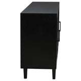  Coaster Furniture Middleton 108545BLK 4-door Sideboard Server with Dual Drawers - Black IMAGE 10
