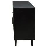  Coaster Furniture Middleton 108545BLK 4-door Sideboard Server with Dual Drawers - Black IMAGE 15