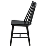 Coaster Furniture Middleton 108546BLK Set of 2 Solid Wood Dining Side Chair - Black IMAGE 10