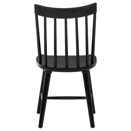  Coaster Furniture Middleton 108546BLK Set of 2 Solid Wood Dining Side Chair - Black IMAGE 11
