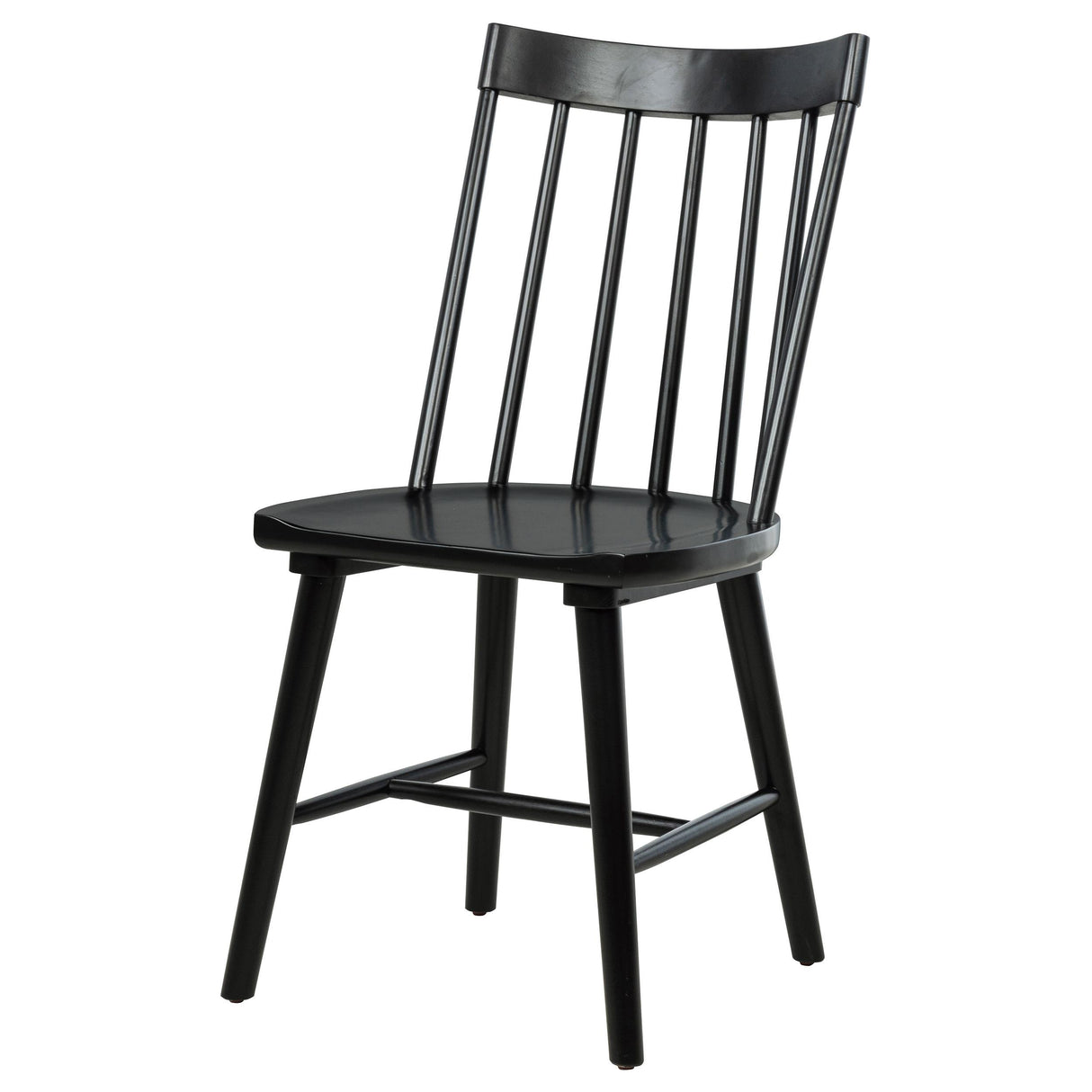  Coaster Furniture Middleton 108546BLK Set of 2 Solid Wood Dining Side Chair - Black IMAGE 8