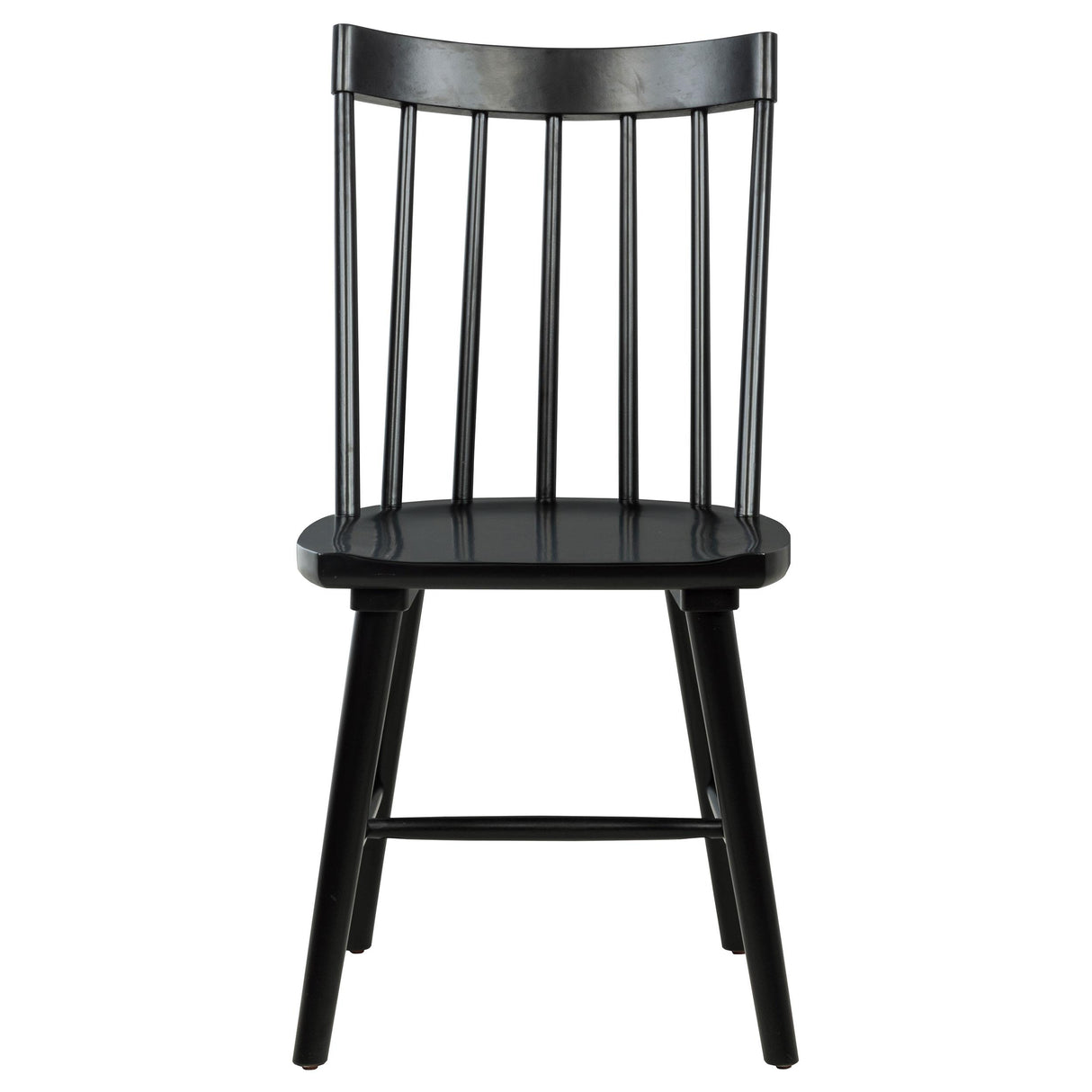  Coaster Furniture Middleton 108546BLK Set of 2 Solid Wood Dining Side Chair - Black IMAGE 9