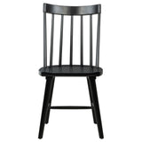  Coaster Furniture Middleton 108546BLK Set of 2 Solid Wood Dining Side Chair - Black IMAGE 9
