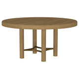  Coaster Furniture Arini 108930 60-inch Round Wood Dining Room Table - Sand Wash IMAGE 1