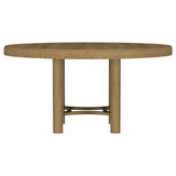  Coaster Furniture Arini 108930 60-inch Round Wood Dining Room Table - Sand Wash IMAGE 4