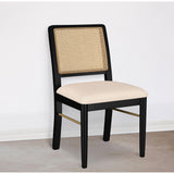  Coaster Furniture Arini 108932BLK Set of 2 Rattan Cane Dining Side Chair - Black IMAGE 2