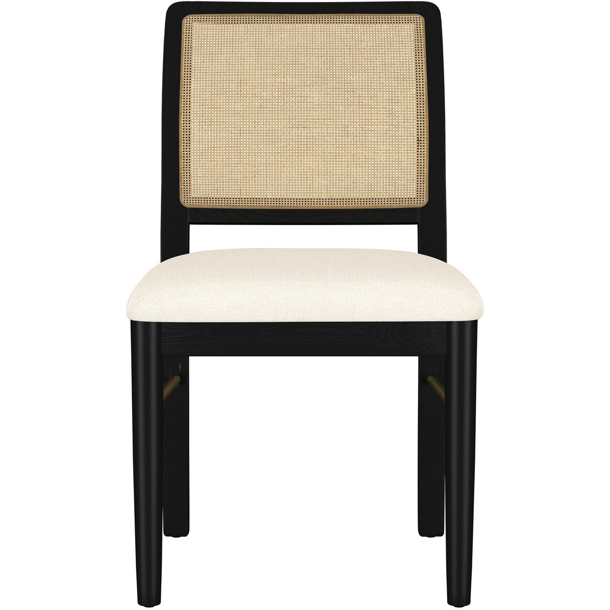  Coaster Furniture Arini 108932BLK Set of 2 Rattan Cane Dining Side Chair - Black IMAGE 4