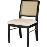  Coaster Furniture Arini 108932BLK Set of 2 Rattan Cane Dining Side Chair - Black IMAGE 5