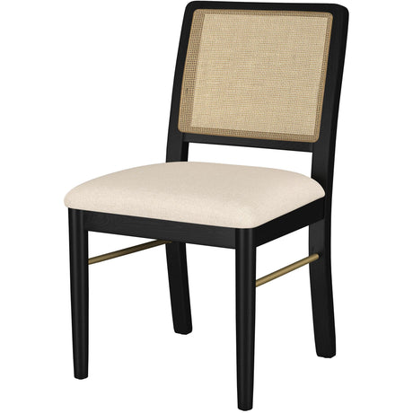  Coaster Furniture Arini 108932BLK Set of 2 Rattan Cane Dining Side Chair - Black IMAGE 5