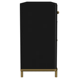  Coaster Furniture Arini 108935BLK 2-drawer Cane Door Dining Sideboard Server - Black IMAGE 12